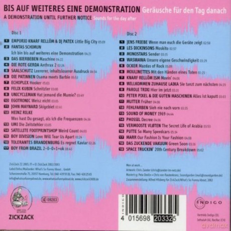 Bis Auf Weiteres Eine Demonstration - Geraeusche Fuer Den Tag Danach [2CD]