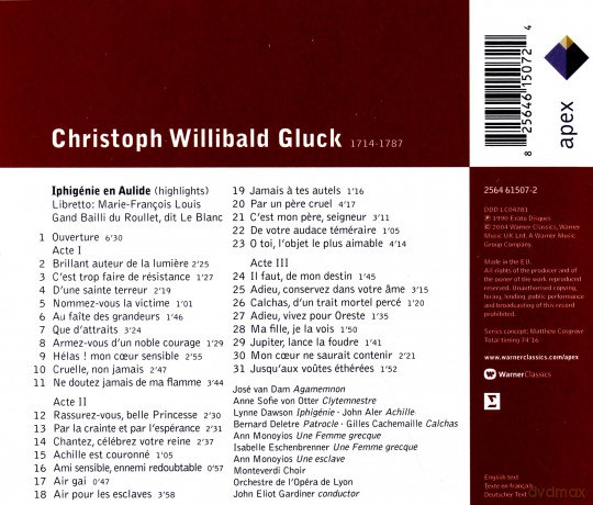 Gardiner/Ool: Gluc: Iphigenie In Aulis [CD]