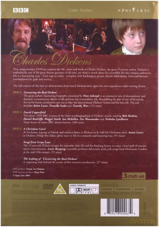 Great Authors - Uncovering The Real Dickens - David Copperfield - A Christmas Carol - Songs From Gro [3DVD]