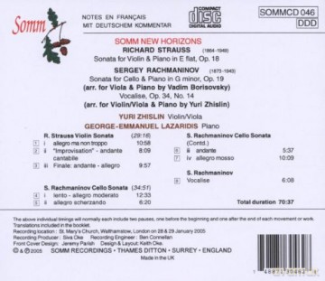 Zhislin-Lazaridis: Sonatas For Violin-Viola And Piano [CD]
