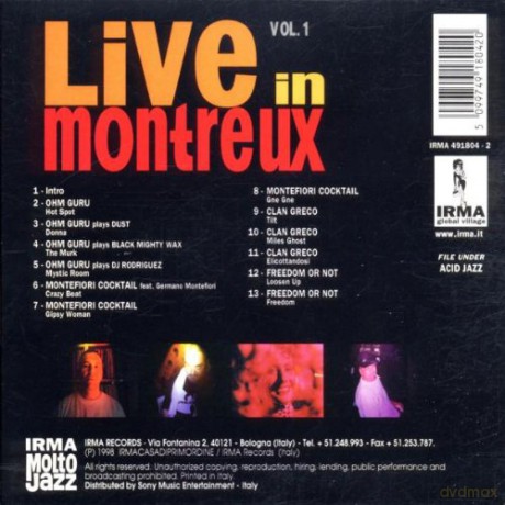 Live In Montreux vol. 1 [CD]