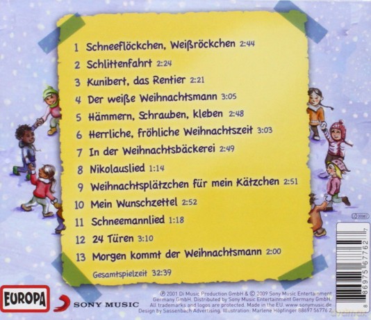 Schneefloeckchen Weissroeckchen - Weihnachtliche Kinderlieder [CD]