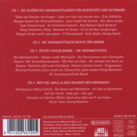 Weihnachten Fuer Kinder [4CD]