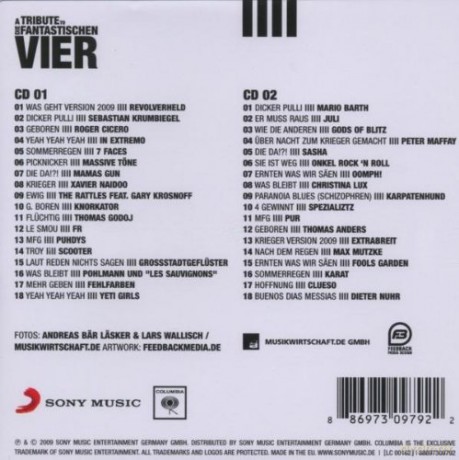 A Tribute To Die Fantastischen Vier [2CD]