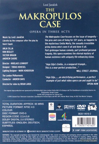Glyndebourne Festival Opera: The Makropulos Case [DVD]