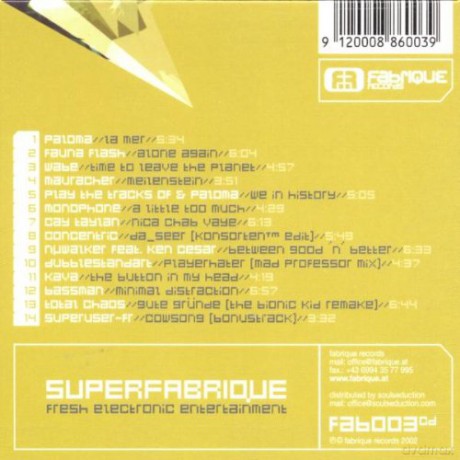 Superfabrique [CD]