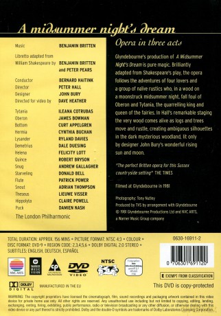 Glyndebourne Festival Opera: Midsummer Night\'s Dream [DVD]