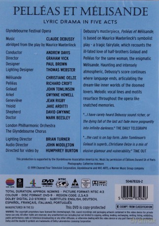 Glyndebourne Festival Opera: Debu: Pelleas Et Melisande [DVD]