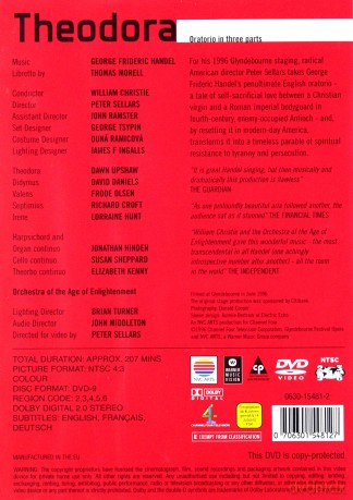 Glyndebourne Festival Opera: Hand: Theodora [DVD]
