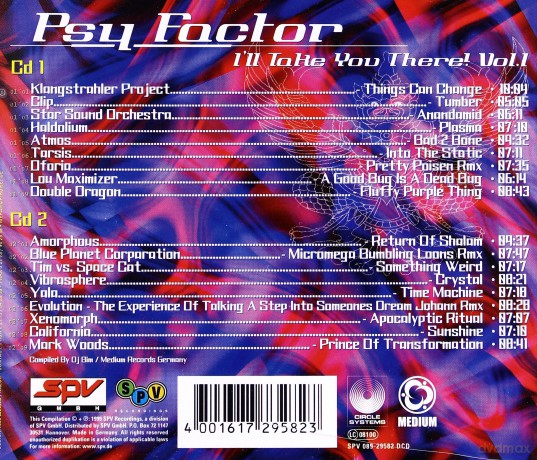 Psy Factor - I Ll Take You There vol. 1 [2CD]
