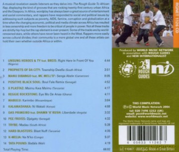 The Rough Guide To African Rap [CD]