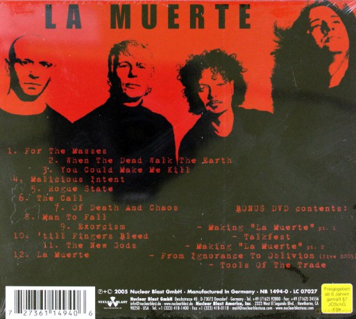 Gorefest: La Muerte [CD]+[DVD]