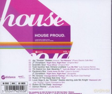 House Proud vol. 4 Selected & Mixed By Oliver Velay [CD]