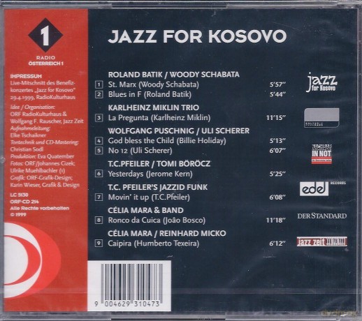 Jazz For Kosovo [CD]