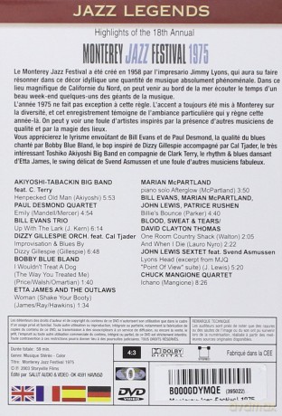 Monterey Jazz Festival 1975 [DVD]