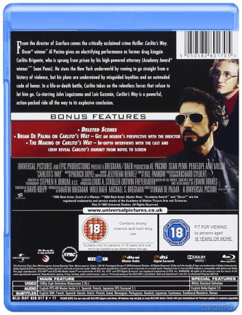 Carlito's Way (Życie Carlita) [Blu-Ray]