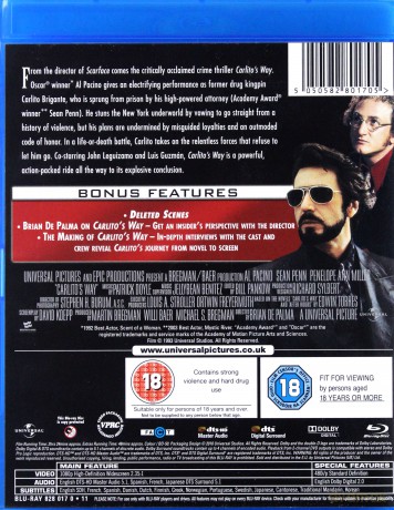 Carlito's Way (Życie Carlita) [Blu-Ray]