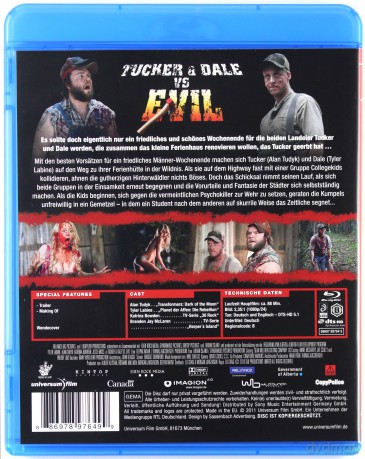 Tucker & Dale Vs Evil [Blu-Ray]
