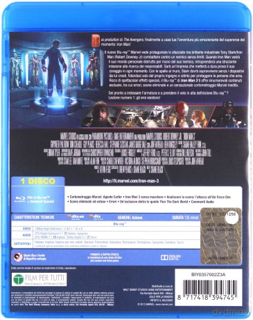 Iron Man 3 [Blu-Ray]