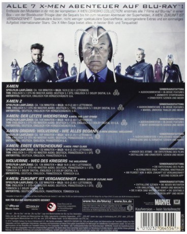 X-Men Cerebro Collection [Blu-Ray]