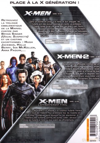 X-Men Trilogie [3DVD]
