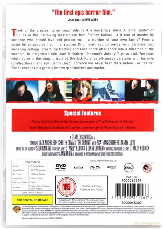 The Shining (Lśnienie) [DVD]
