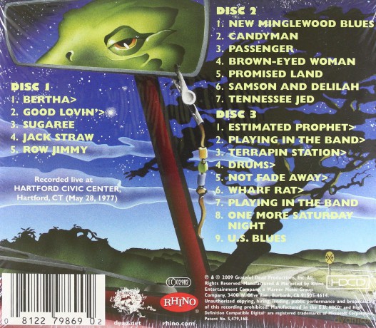 Grateful Dead: To Terrapin (28 May 1977 Hartfor) [3CD]