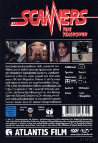 Scanners - The Takeover [DVD]