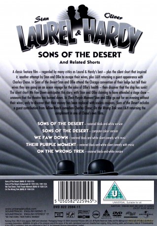 Sons Of The Desert And Related Shorts [DVD]