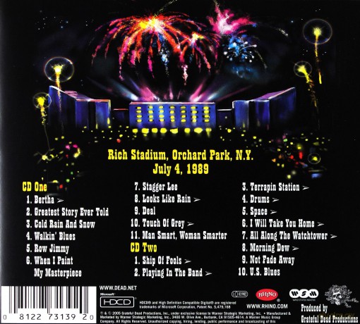Grateful Dead: Truckin\'up To Buffalo,July4\'89 [2CD]