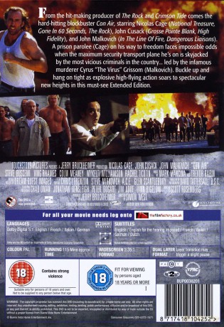 Con Air [DVD]