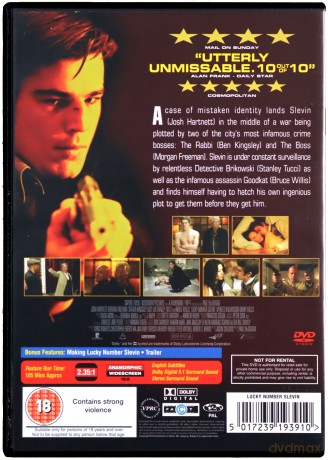 Lucky Number Slevin (Zabójczy numer) [DVD]