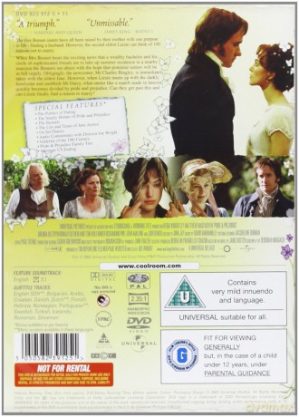 Pride And Prejudice (Duma i uprzedzenie) [DVD]