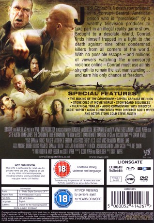 The Condemned (Potępiony) [DVD]