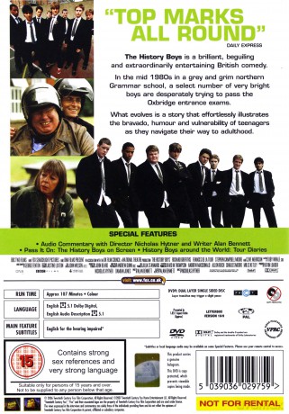 The History Boys [DVD]