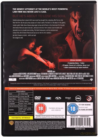 Devils Advocate (Adwokat diabła) [DVD]