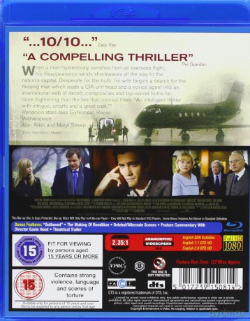Rendition (Transfer) [Blu-Ray]