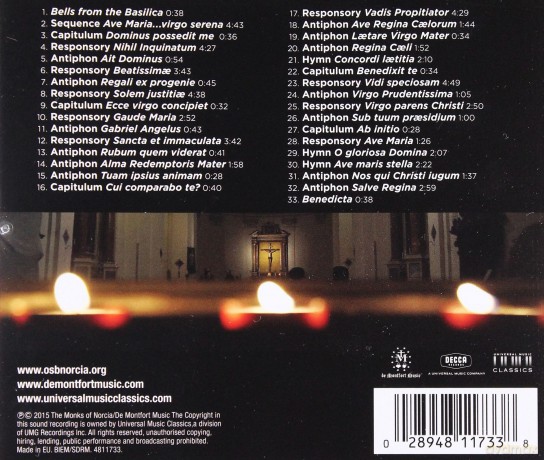 The Monks Of Norcia: Benedicta [CD]