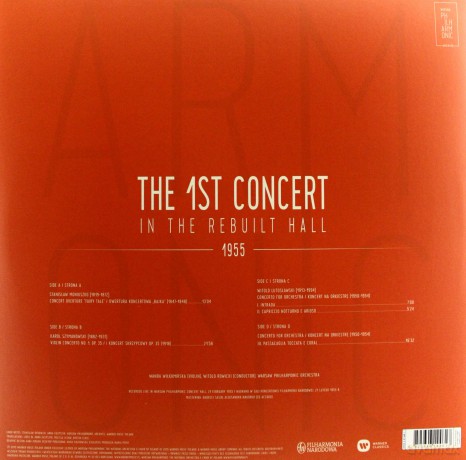 Warsaw Philharmonic & Wanda Wilkomirska & Witold Rowicki: Warsaw Philharmonic Archive: The 1st Concert 1955 [2xWinyl]
