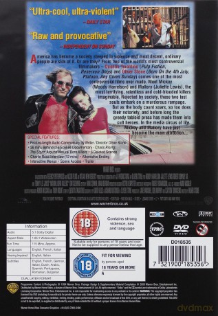 Natural Born Killers (Urodzeni mordercy) [DVD]