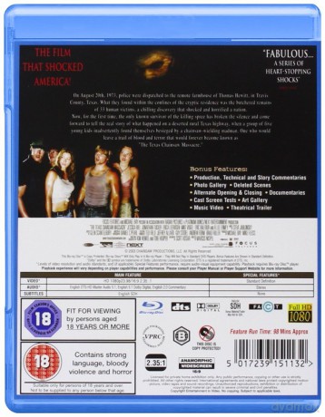Texas Chainsaw Massacre (Teksańska masakra piłą mechaniczną) [Blu-Ray]