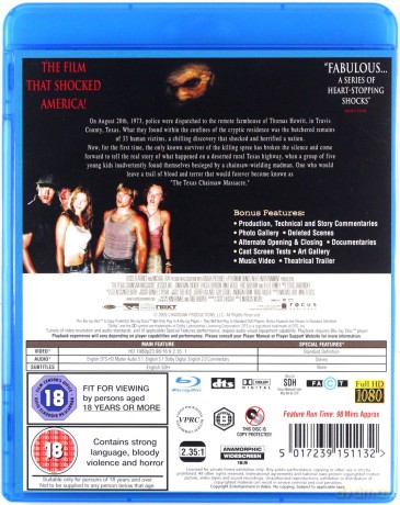 Texas Chainsaw Massacre (Teksańska masakra piłą mechaniczną) [Blu-Ray]