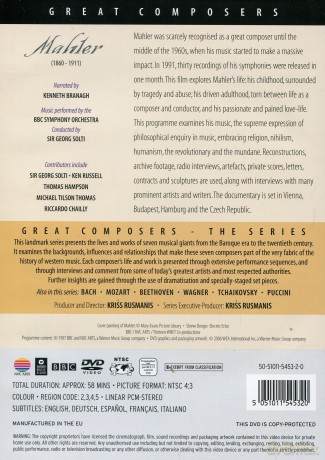 Great Composers: Mahler: Great Composers [DVD]