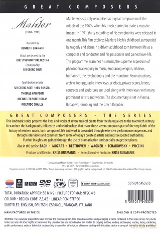 Great Composers: Mahler: Great Composers [DVD]