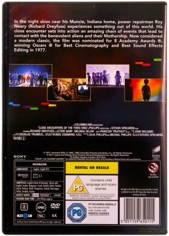 Bliskie spotkania trzeciego stopnia [DVD]
