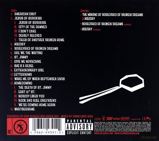 Green Day: American Idiot Special Edition [CD]+[DVD]