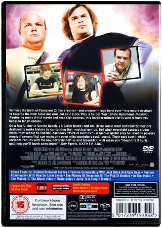 Tenacious D In The Pick of Destiny (Tenacious D: Kostka Przeznaczenia) [DVD]