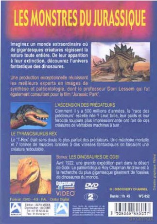 Les Monstres Du Jurassique [DVD]