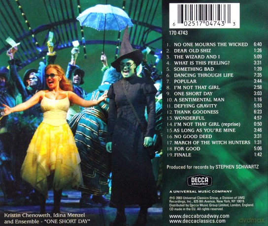Wicked - Original Broadway Cast Recording [CD]