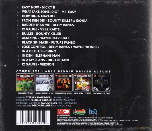 Riddim Driven -12 Gauge [CD]